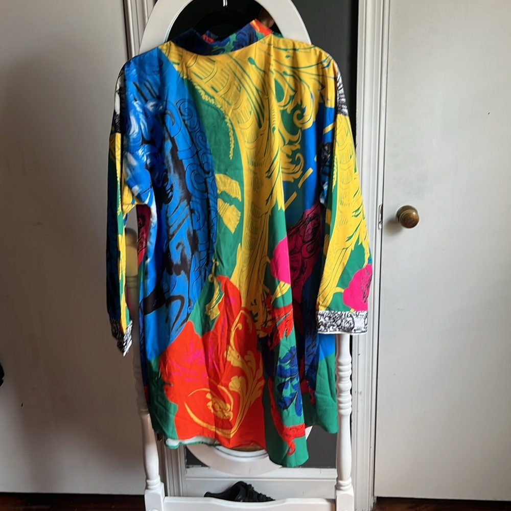 Colorful button up blouse - Picture 2 of 4